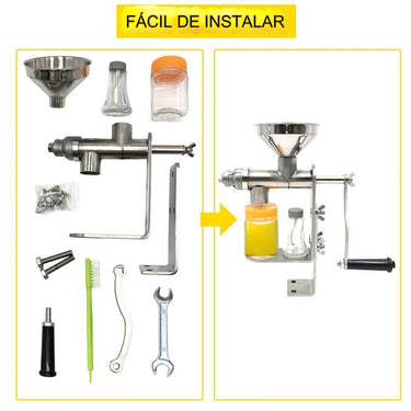 Máquina de Óleo Manual  Aço Inoxidável 304