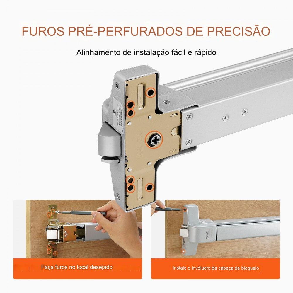 Barra de Pânico  - Dispositivo de Saída de Emergência 711-1041mm