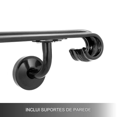 Corrimão de Ferro Forjado para 3 Pés