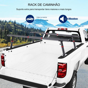 Suporte de Bagageira de Camião - Ajustável em Alumínio