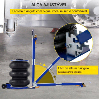 Macaco Pneumático de 5 Toneladas Ajustável