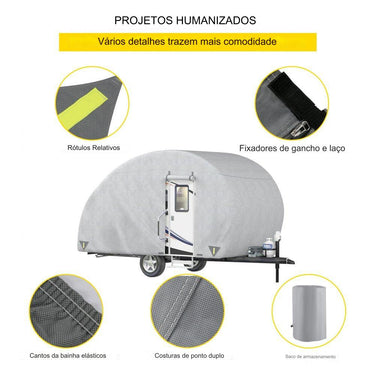 Cobertura para Reboque de RV (10-12 Pés)