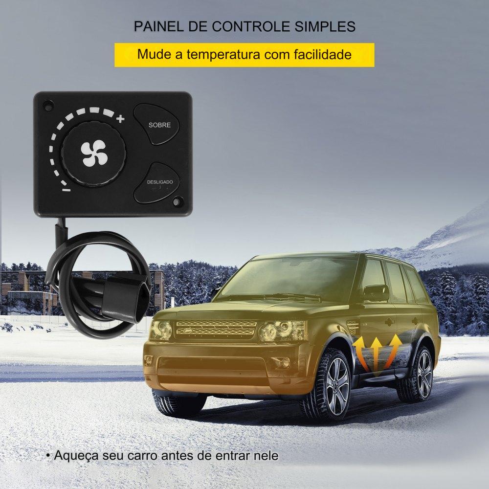 Aquecedor Diesel 3KW 12V: Aquecimento com Ventilação e Ecrã LCD