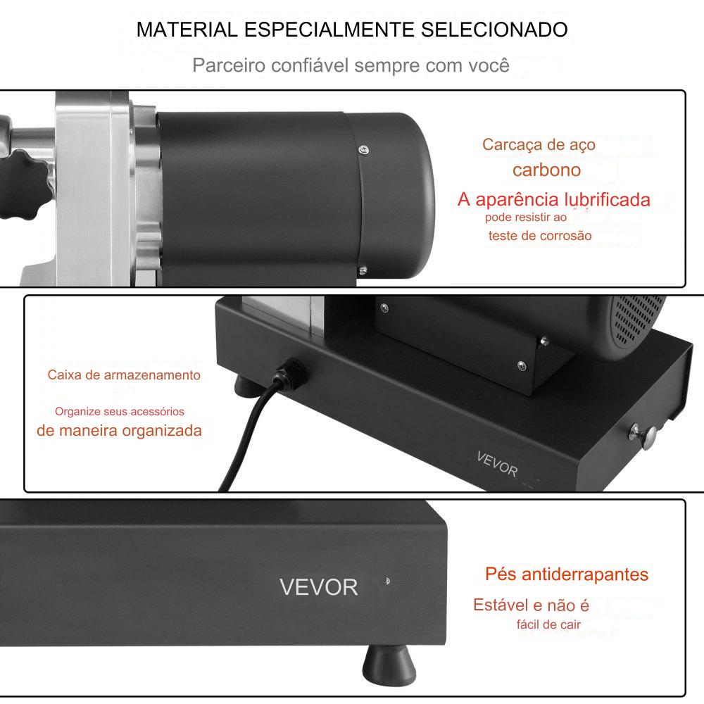 Moedor de Carne Elétrico 450kg/h