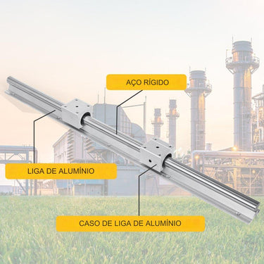 Guia Linear SBR20 650mm - 4 Blocos Lineares