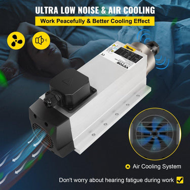 Motor de Fuso 4KW CNC (Arrefecimento a Ar)