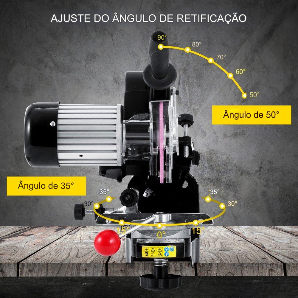 Afiador de Correntes de Serra 230W - 2 Rebolos