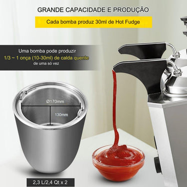 Dispensador de Molho - Bomba 2x2.5L