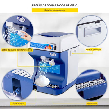 Triturador de Gelo  - Faça Raspadinhas