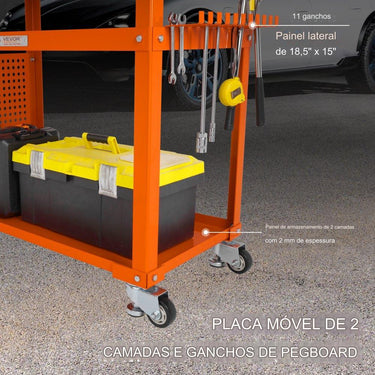 Mesa de Soldadura Móvel (91.4x61cm)