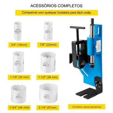 Cortador de Tubos  de 0-60mm com 9 Lâminas Bimetálicas