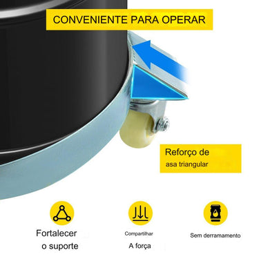 Carrinho Tambor 30 Galões  4 Rodas