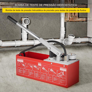 Bomba de Teste de Pressão de 12L 25Bar