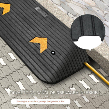 Rampa de Borracha  1.5 Toneladas 90x53.34x7.6cm