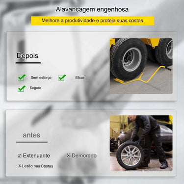 Ferramenta de Montagem para Troca de Pneus