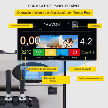 Máquina de Gelado de Soft Serve (220V)