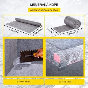 Kit de Vedação para Chuveiro  - Profissional e à Prova de Água