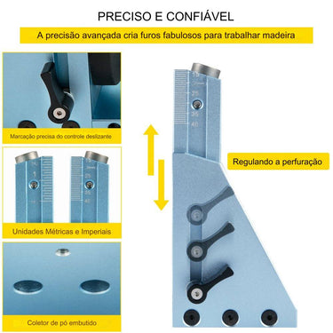 Sistema de Jig de Furo de Bolso Móvel