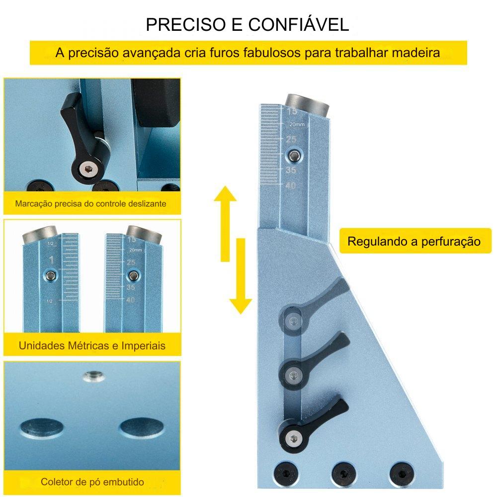 Sistema de Jig de Furo de Bolso Móvel