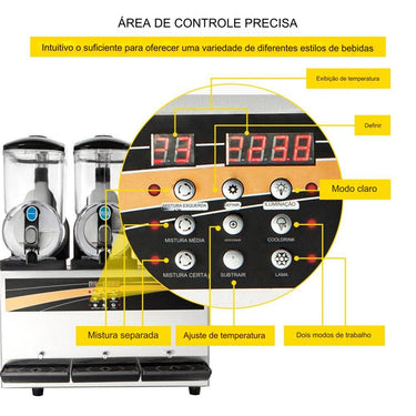 Máquina de Slushy 3x15L