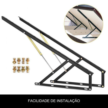 Suporte hidráulico de elevação para cama