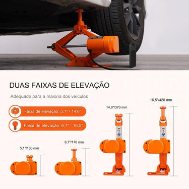Macaco Tesoura Carros 3 Ton