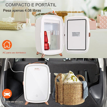 Frigorífico de Beleza - 6L LED Branco