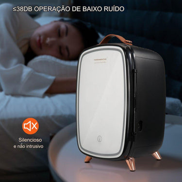 Mini Frigorífico 6L com Iluminação LED