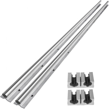Guia Linear SBR20: 2 Unidades de 1500mm com 4 Blocos
