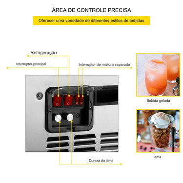 Máquina de Slushy Comercial 24L