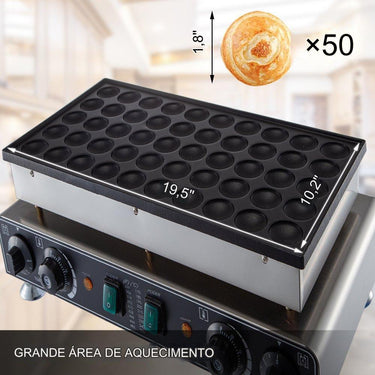 Máquina de Waffles 50 W - Fabricante de Waffles
