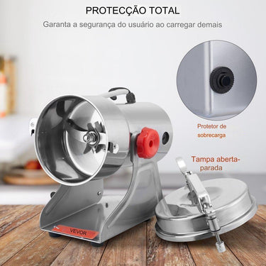 Moinho de Cereais de 750g: Máquina de Alta Velocidade