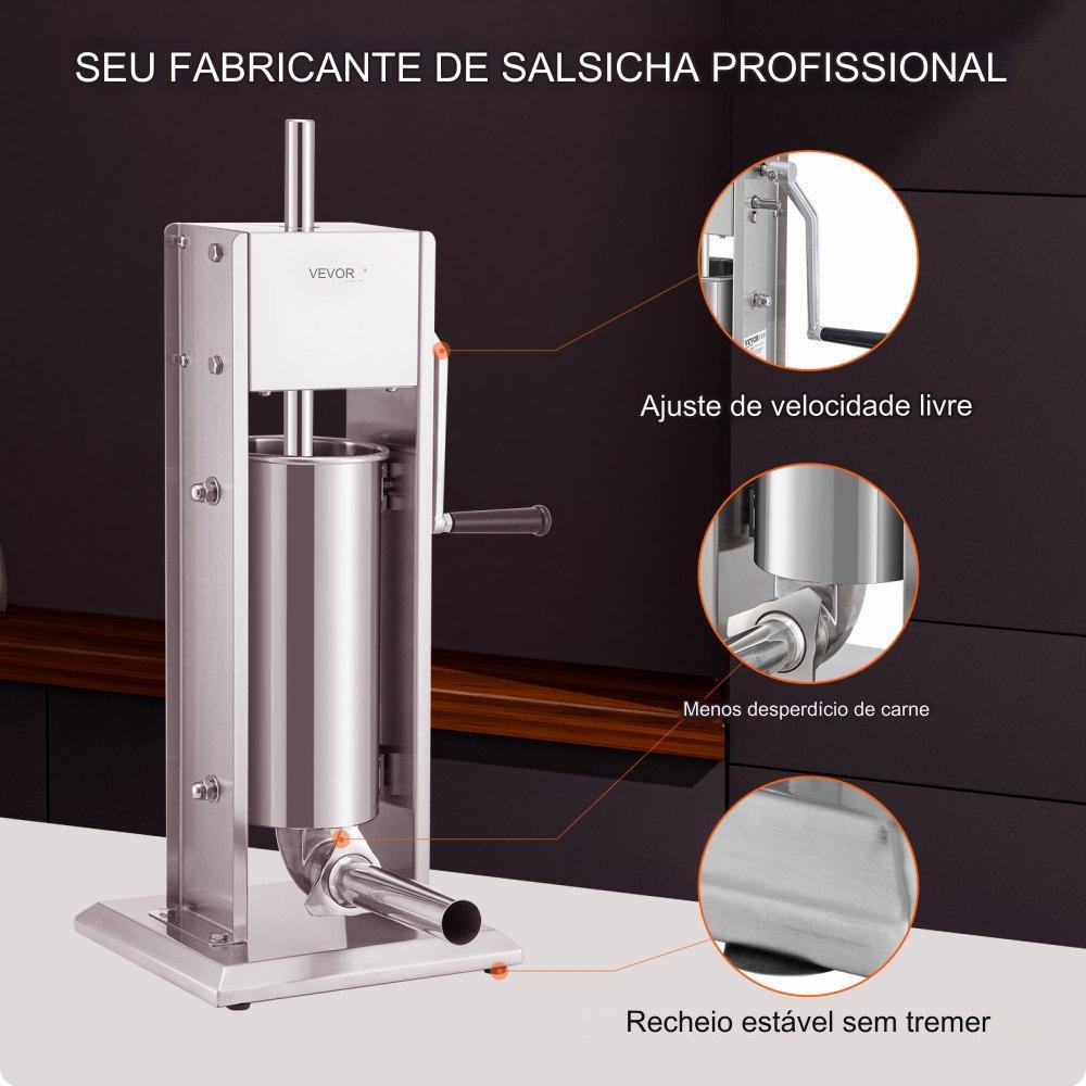 Wurstfüller em Aço Inox 5L