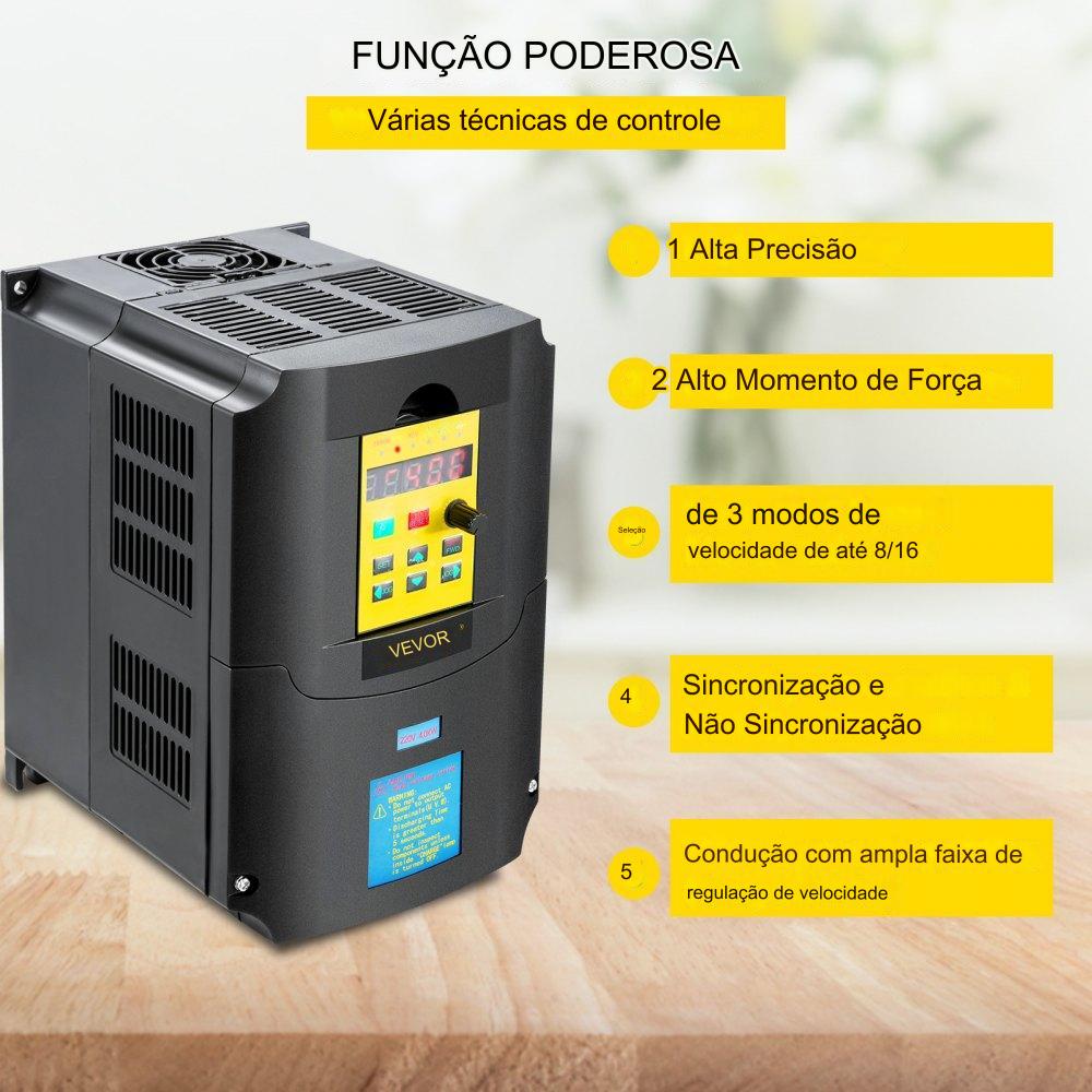 Inversor de Frequência Variável 220 V 4 kW