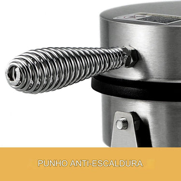 Máquina de Waffles Dupla em Aço Inoxidável