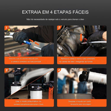 Bomba de Sucção de Líquidos (6.5L Manual/Pneumática)