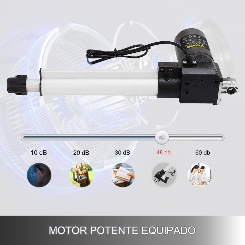 Atuador Linear de 150mm: Motor de 12V 6000N para Sofá e Automóveis