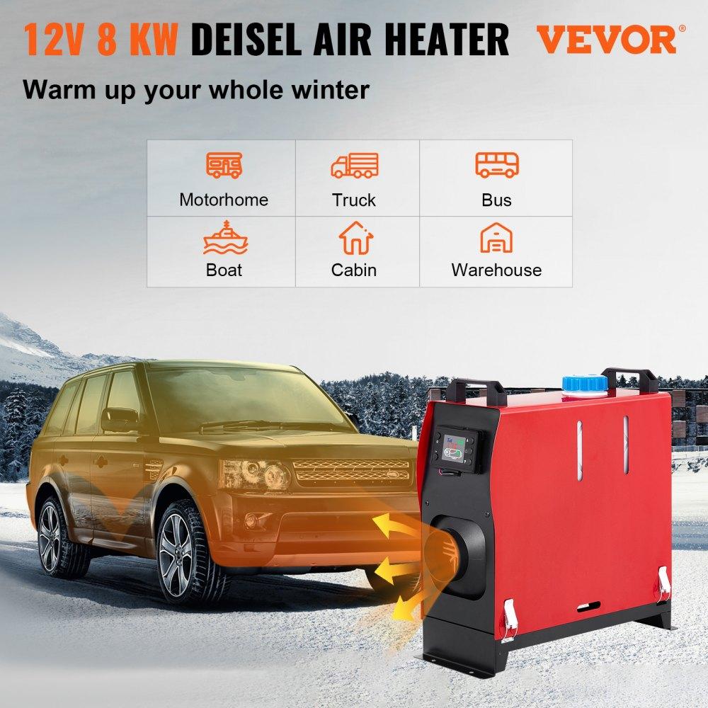 Aquecedor a Diesel 8KW 12V com LCD