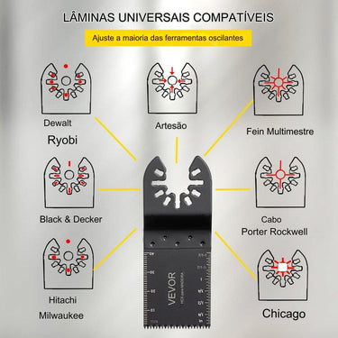 Conjunto de 100 Lâminas Oscilantes - Ferramentas Multifuncionais