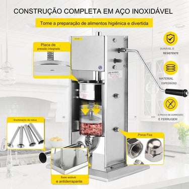 Máquina de Enchimento de Salsichas  - 7 Litros
