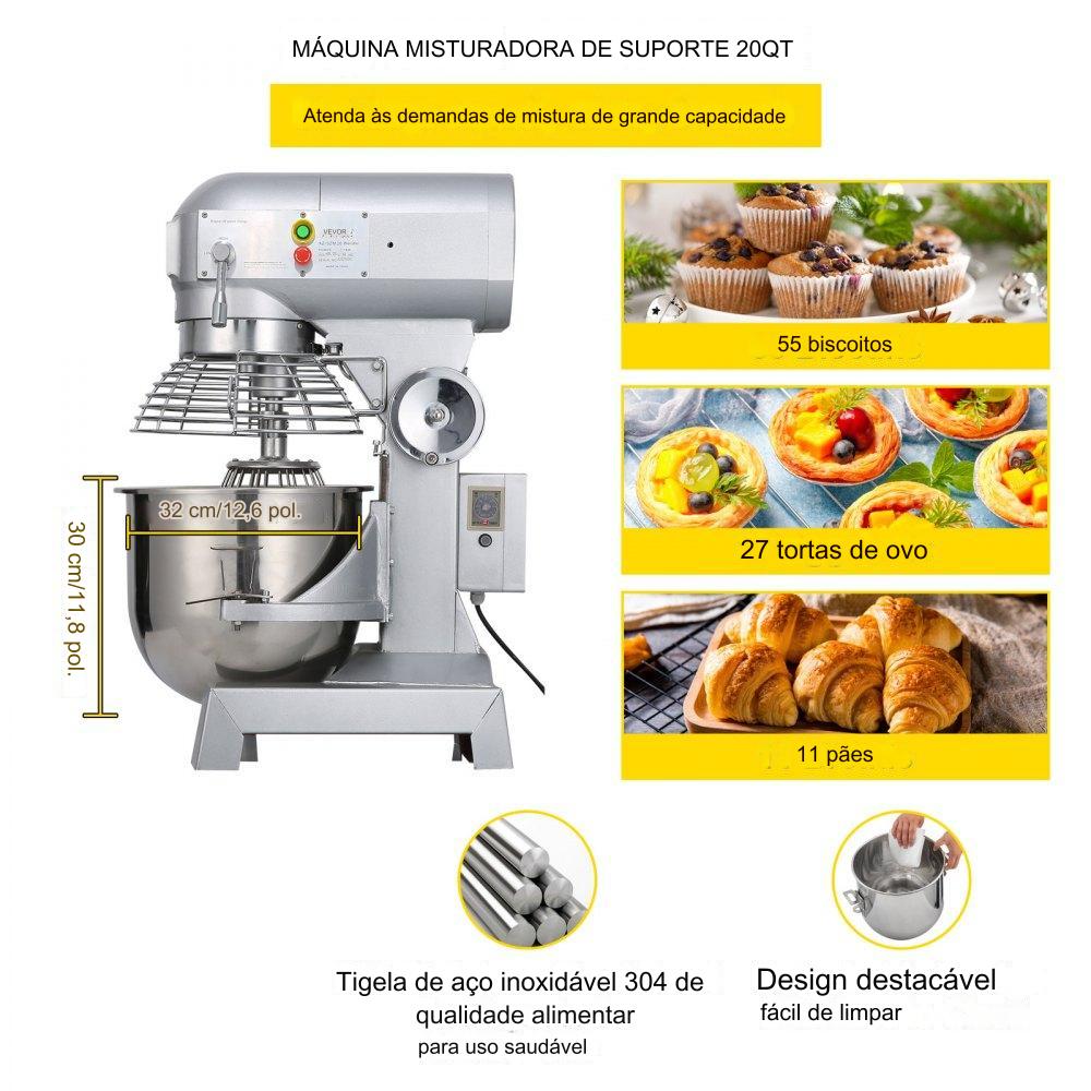 Máquina de Cozinha Elétrica 750W 20 Litros