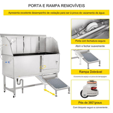 Banheira de Cuidados para Cães