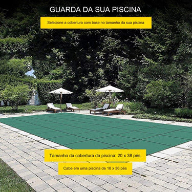 Capa de Piscina Retangular - 55x109m