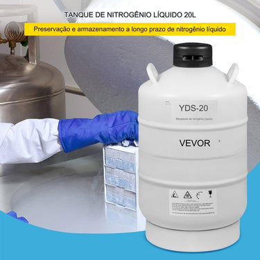 Tanque de Nitrogênio Líquido 20L