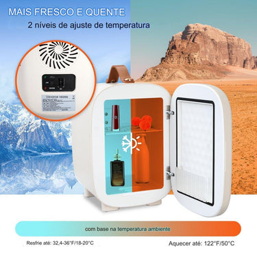 Mini Frigorífico 4L Portátil com Fechadura