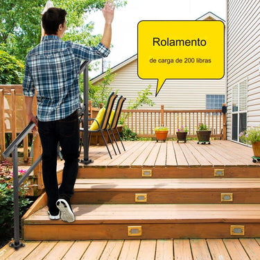 Corrimão de Entrada em Alumínio de 122cm