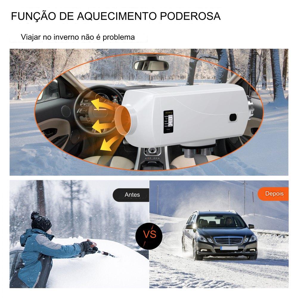 Aquecedor Diesel 12V 8KW - Silenciador