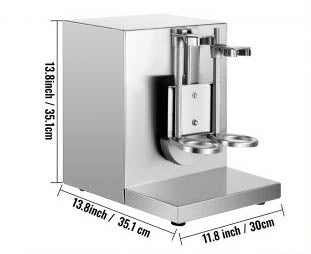 Máquina de Milk Shake Bubble Shaker Mixer Mixer Shake Ajustável