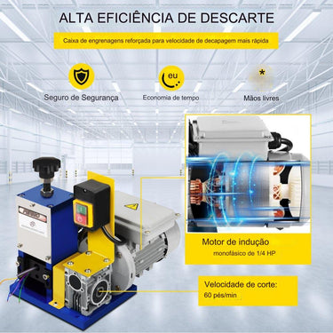 Máquina Elétrica de Decapagem de Cabos (1.5-25mm)