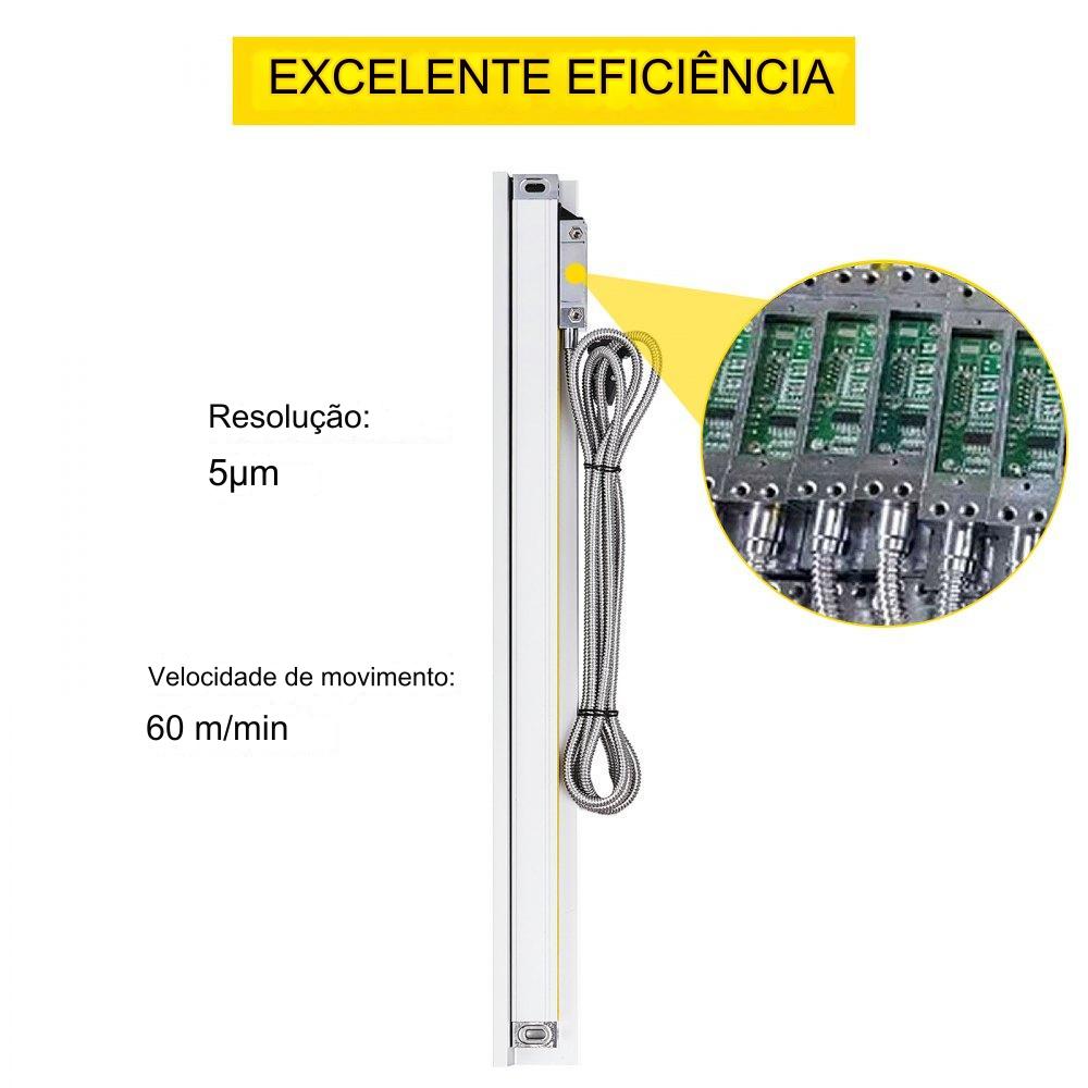 Escala Linear  - 250mm-1000mm Tornear e Fresar